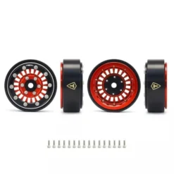TREAL Type-C 1.0" Beadlock Wheels For Axial SCX24 (Red) #X003932QM1 6 TREAL Type-C 1.0" Beadlock Wheels For Axial SCX24 (Red) #X003932QM1 -Car Airplane Model Shop treal treal type c 10 beadlock wheels for axial sc 2