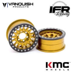 Vanquish Products KMC 1.9" KM445 Impact Crawler Wheels (Gold) #VPS07808