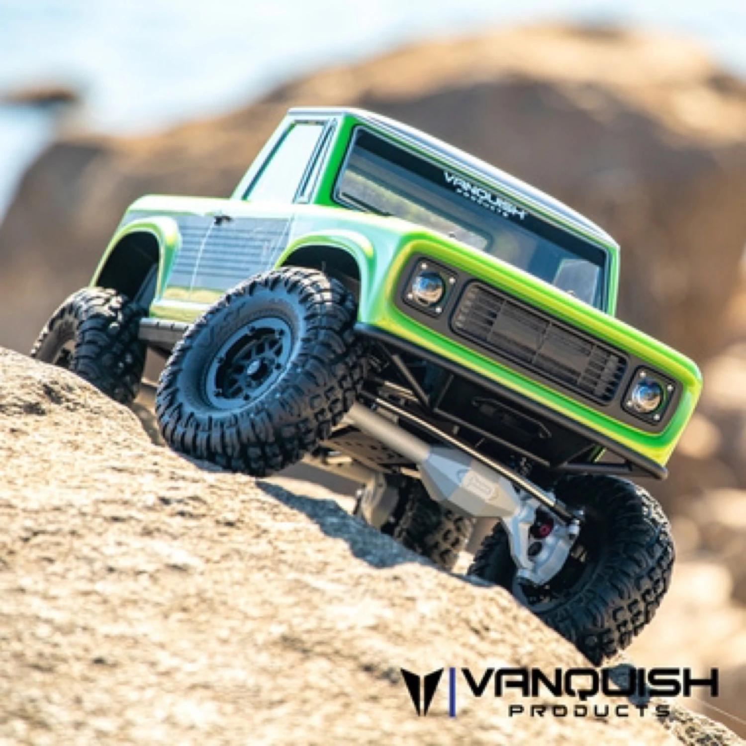 Vanquish Products VS4-10 Ultra Rock Crawler Kit W/Origin Half Cab Body (Silver) #VPS09005 1 Vanquish Products VS4-10 Ultra Rock Crawler Kit W/Origin Half Cab Body (Silver) #VPS09005