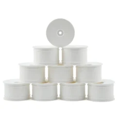 XRAY 12mm Hex V2 "Aerodisk" 1/10 Rear Buggy Wheels (White) (10) (XB2/XB4) #329901-M