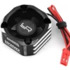 Yeah Racing 30x30mm Aluminum Case Booster Fan (Black) #YA-0576BK